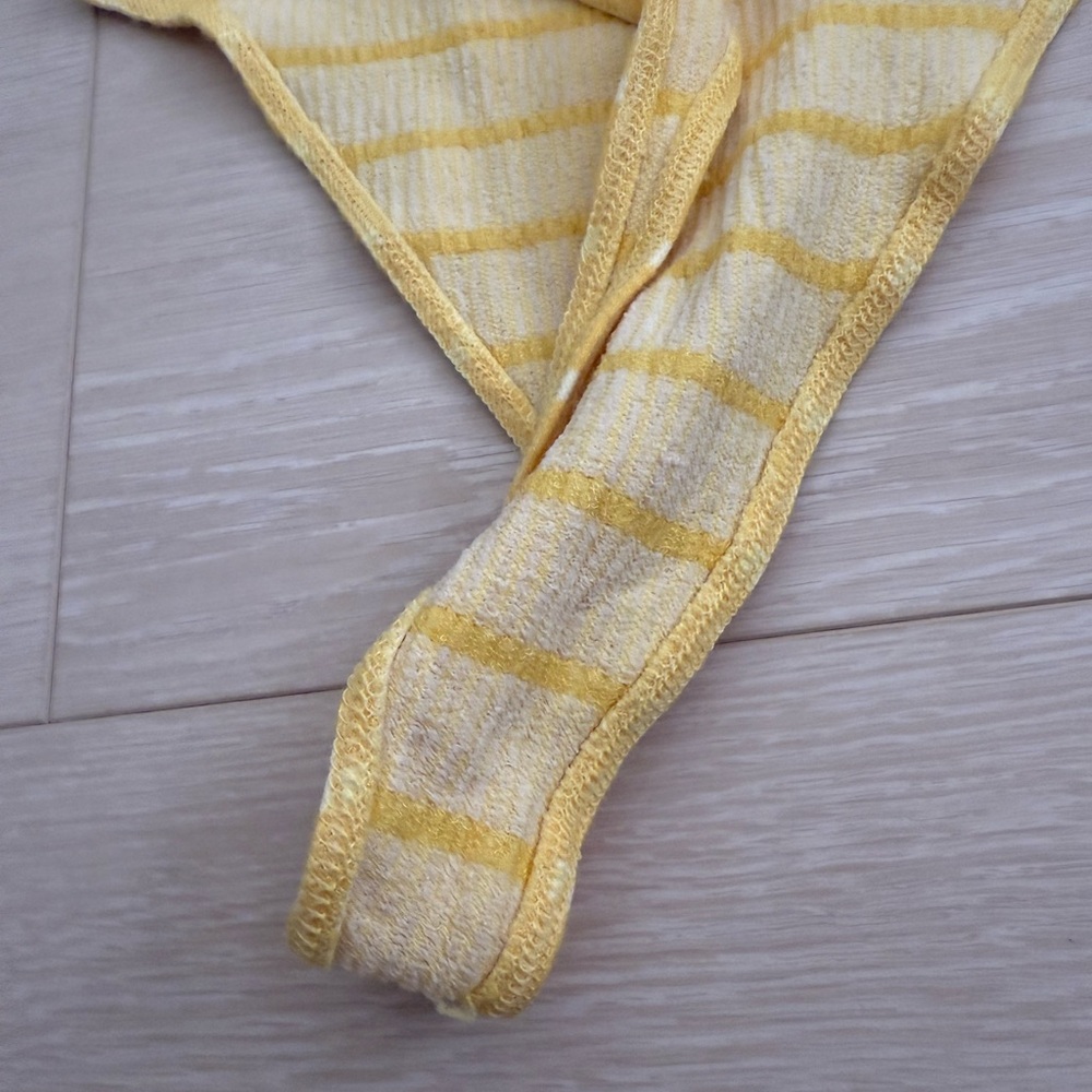Urban Outfitters Yellow and White Striped Bodysuit - Picture 10 of 11